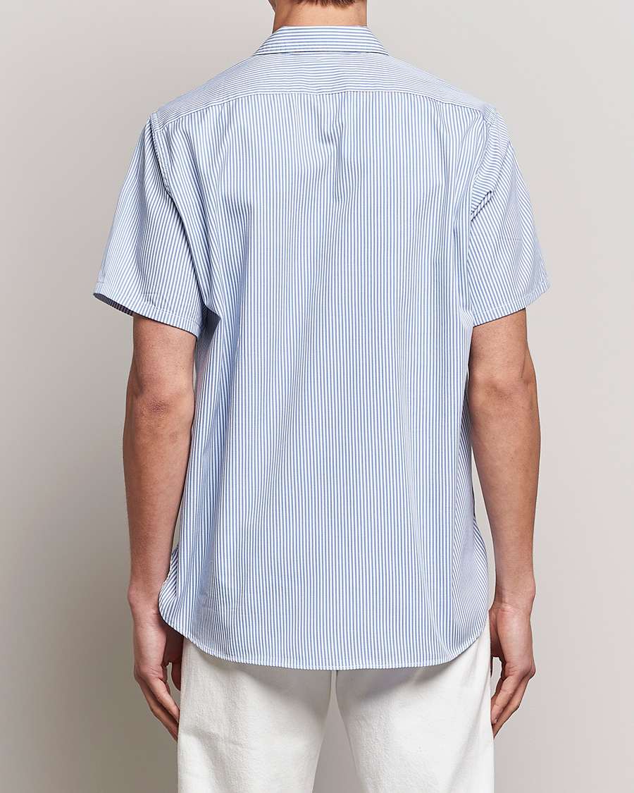 Herr | Skjortor | BEAMS PLUS | Short Sleeve Work Shirt Light Blue