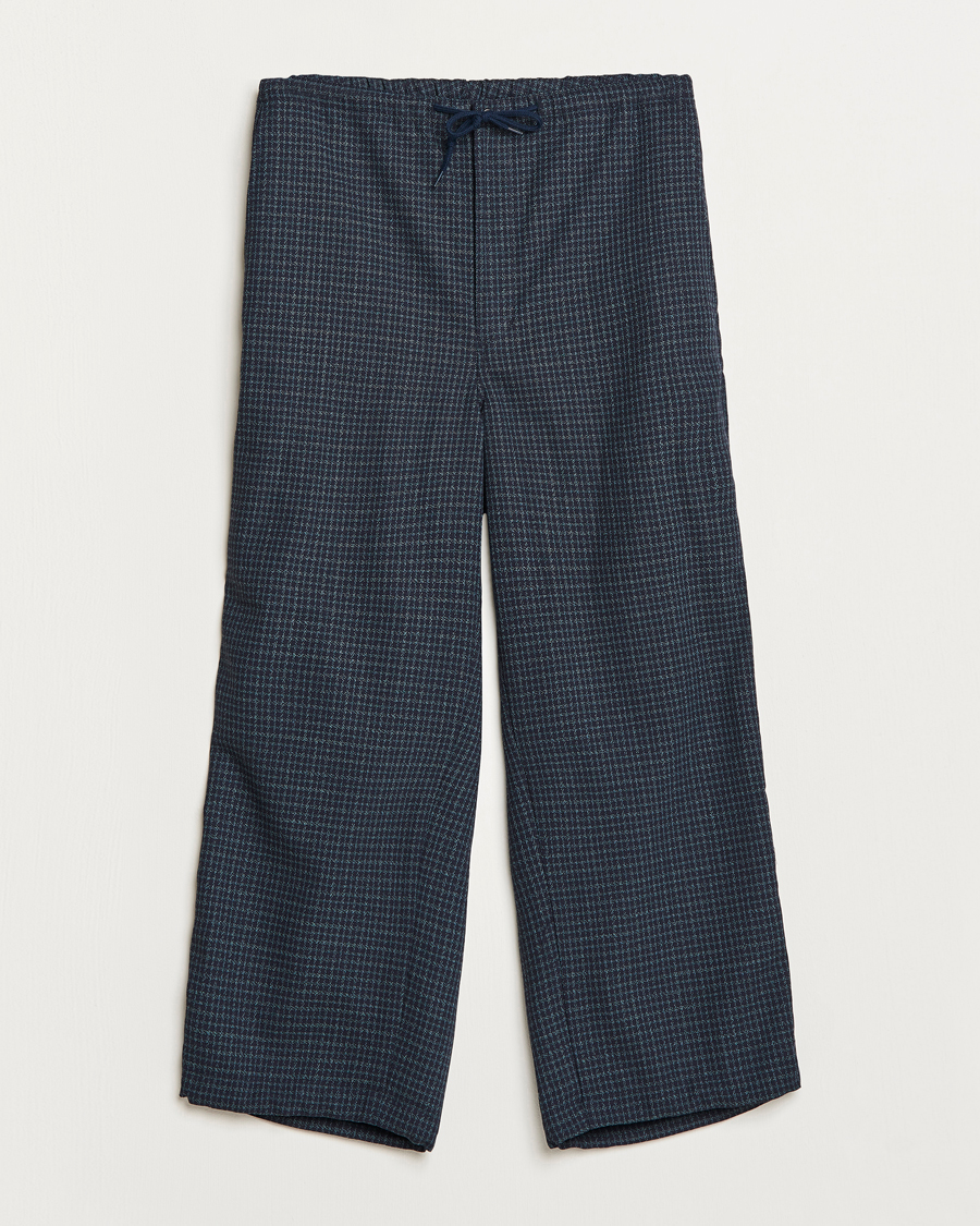 Herr | Byxor | BEAMS PLUS | Panama Wool Pants Navy