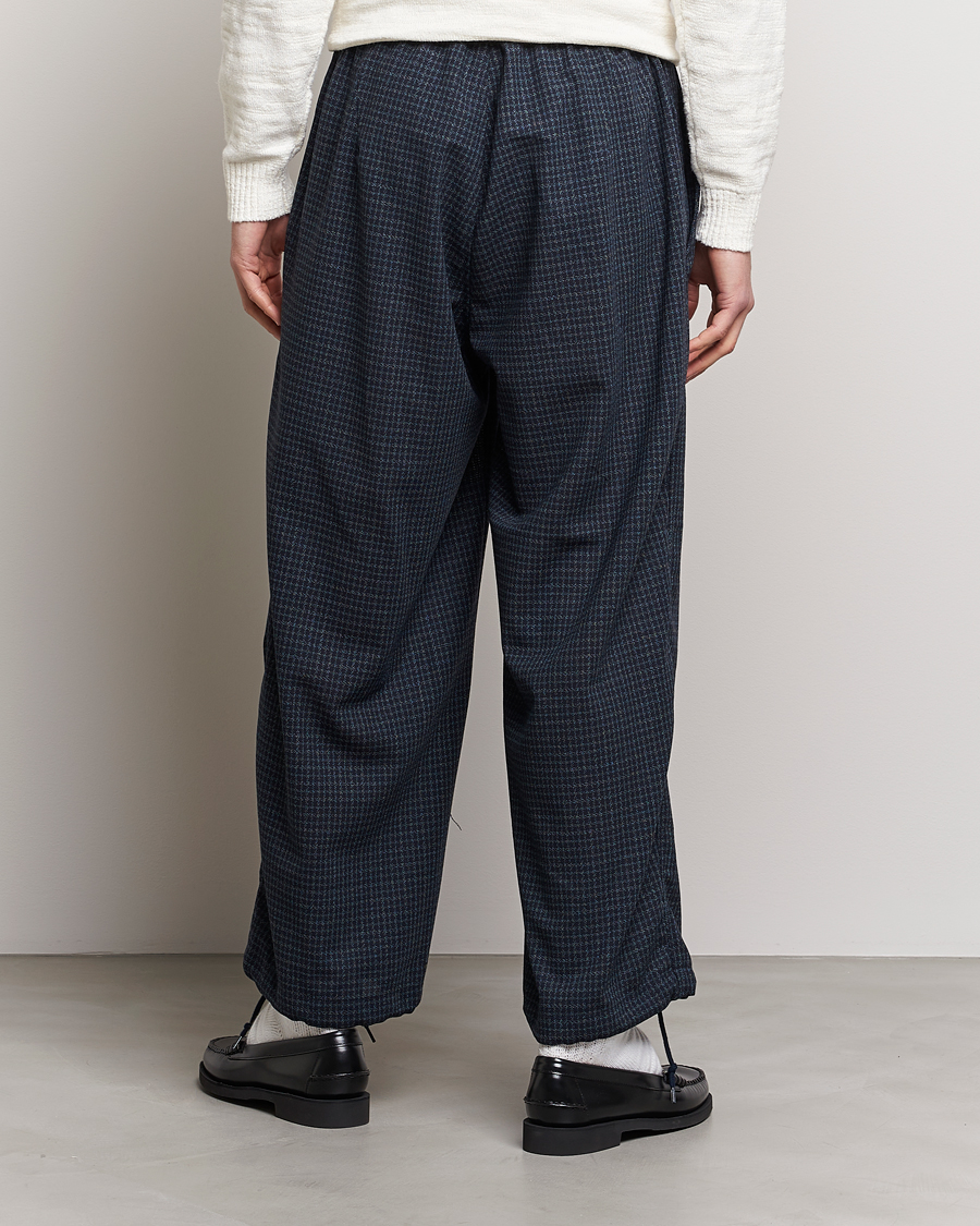 Herr | Byxor | BEAMS PLUS | Panama Wool Pants Navy