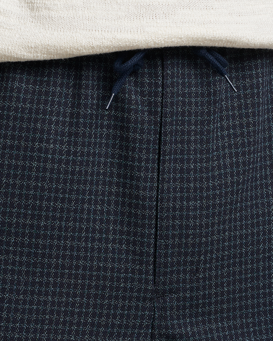 Herr | Byxor | BEAMS PLUS | Panama Wool Pants Navy