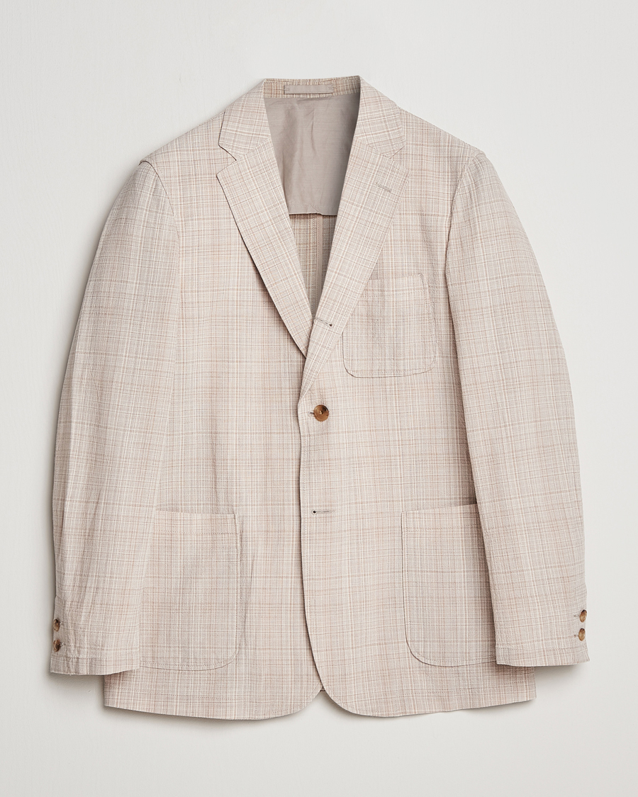 Herr | Kavajer | BEAMS PLUS | Cotton/Linen Comfort Jacket Natural
