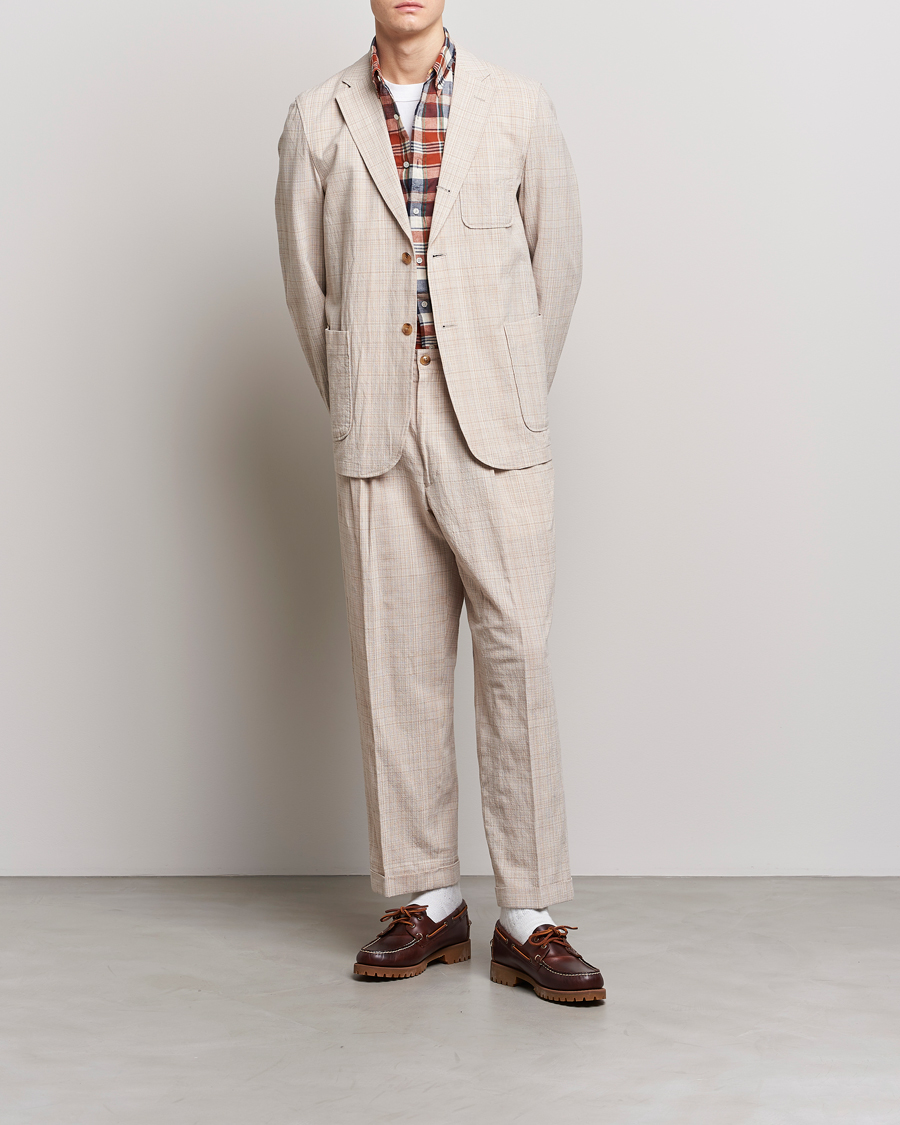 Herr | Kavajer | BEAMS PLUS | Cotton/Linen Comfort Jacket Natural