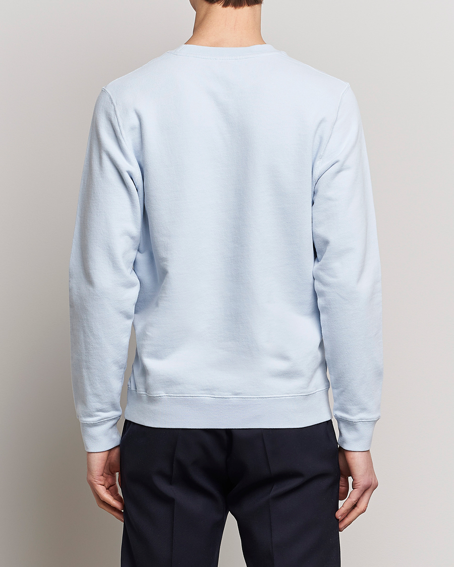 Herr | Tröjor | Sunspel | Loopback Sweatshirt Pastel Blue