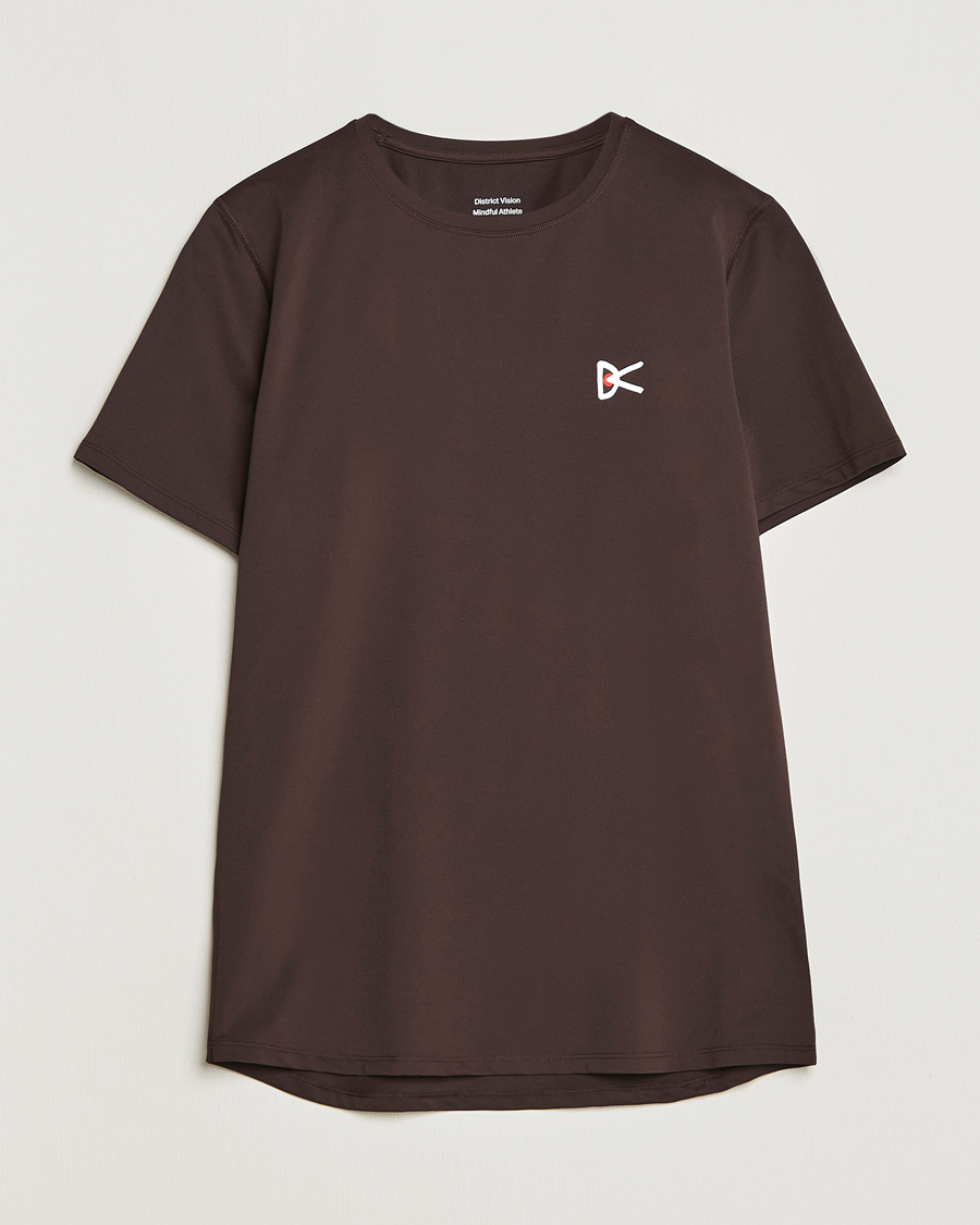 Herr | T-Shirts | District Vision | Deva-Tech Short Sleeve T-Shirt Cacao