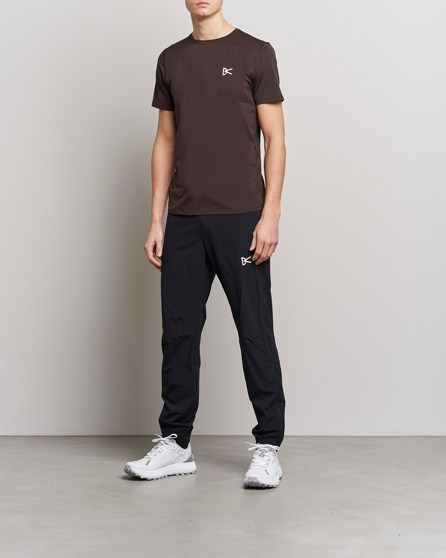 Herr | T-Shirts | District Vision | Deva-Tech Short Sleeve T-Shirt Cacao