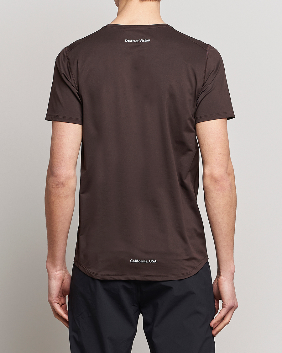 Herr | T-Shirts | District Vision | Deva-Tech Short Sleeve T-Shirt Cacao