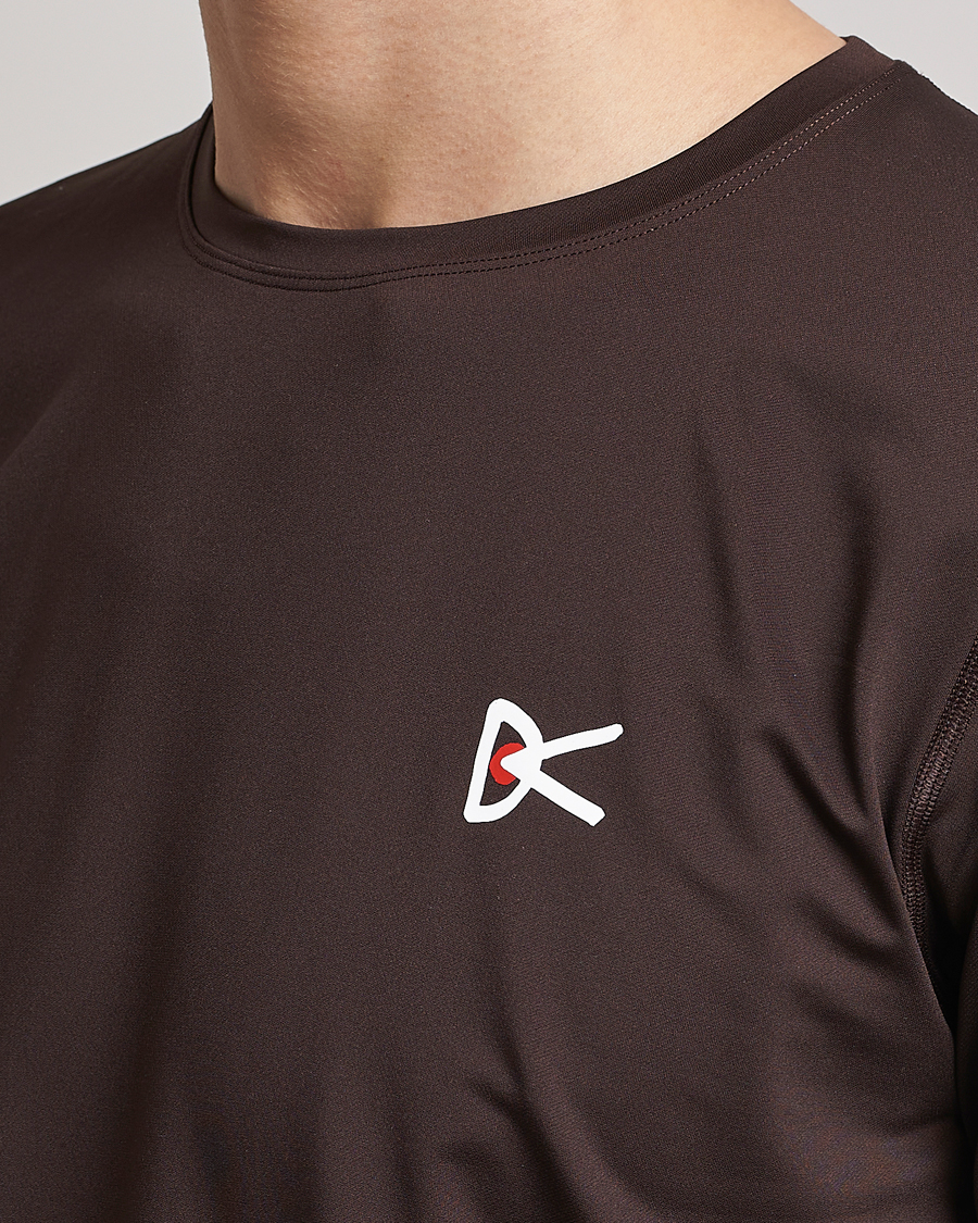 Herr | T-Shirts | District Vision | Deva-Tech Short Sleeve T-Shirt Cacao