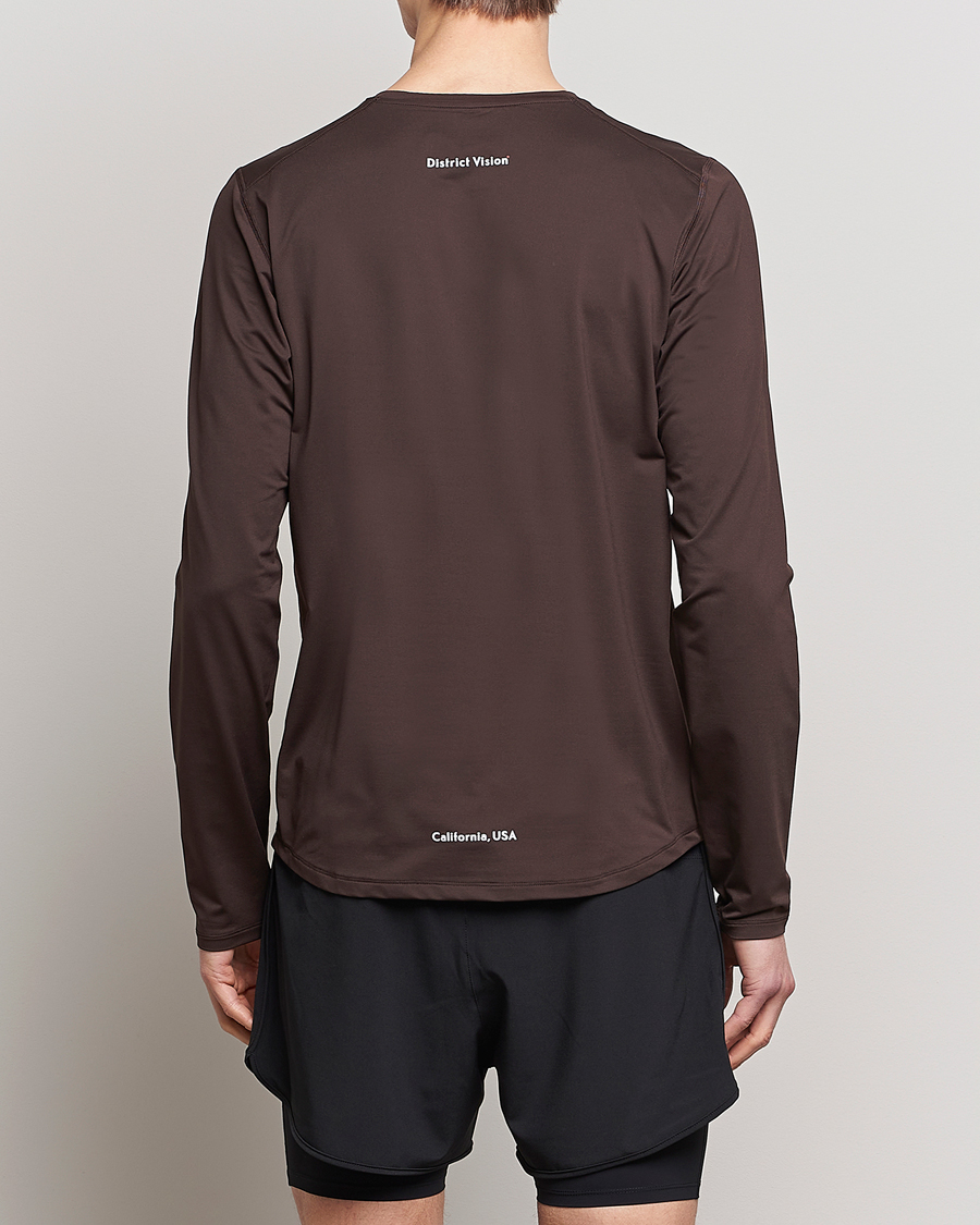 Herr | T-Shirts | District Vision | Deva-Tech Long Sleeve T-Shirt Cacao