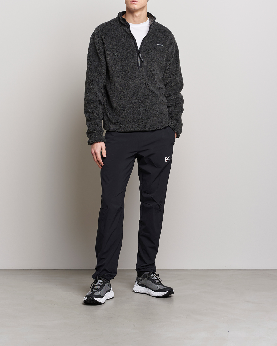 Herr | Tröjor | District Vision | Doug Half Zip Fleece Charcoal