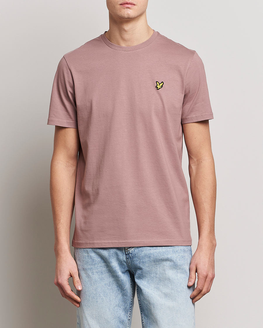 Herr |  | Lyle & Scott | Crew Neck Organic Cotton Tee Hutton Pink