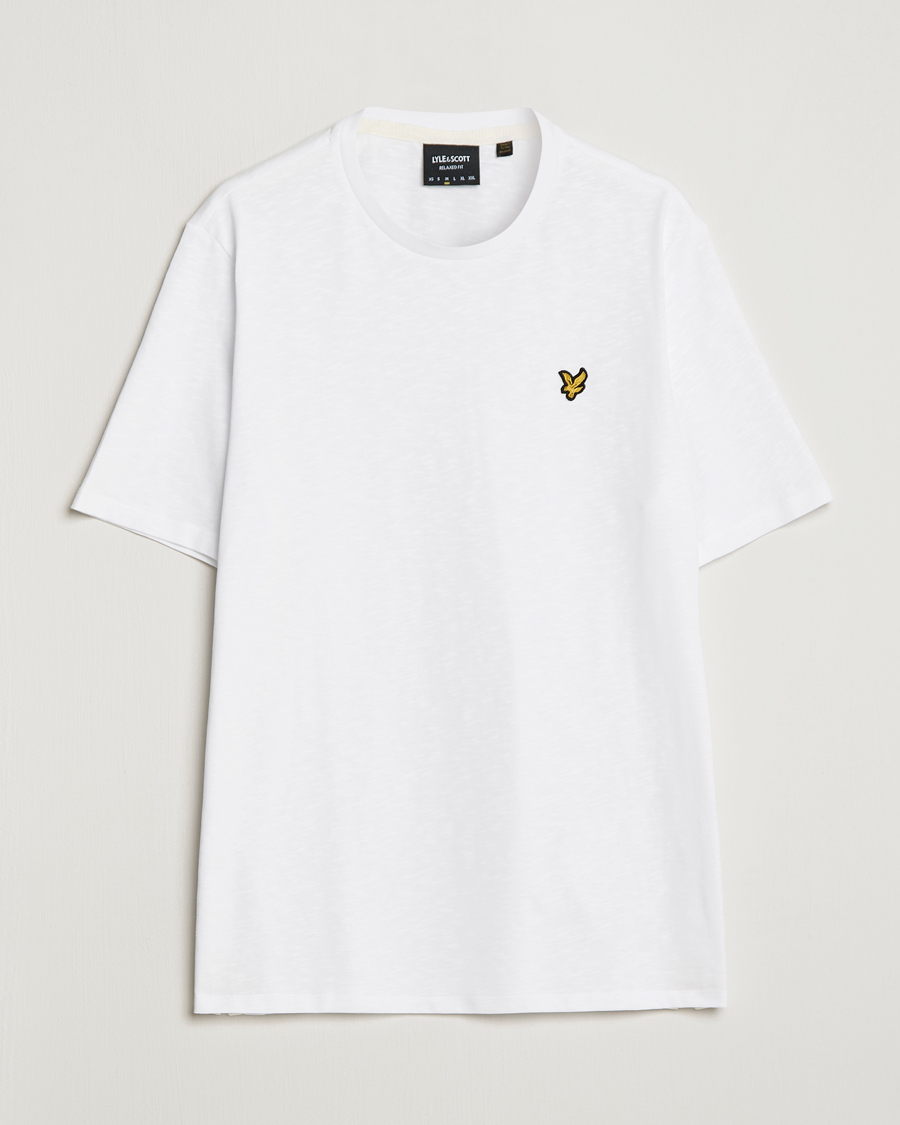 Herr | T-Shirts | Lyle & Scott | Slub T-Shirt White