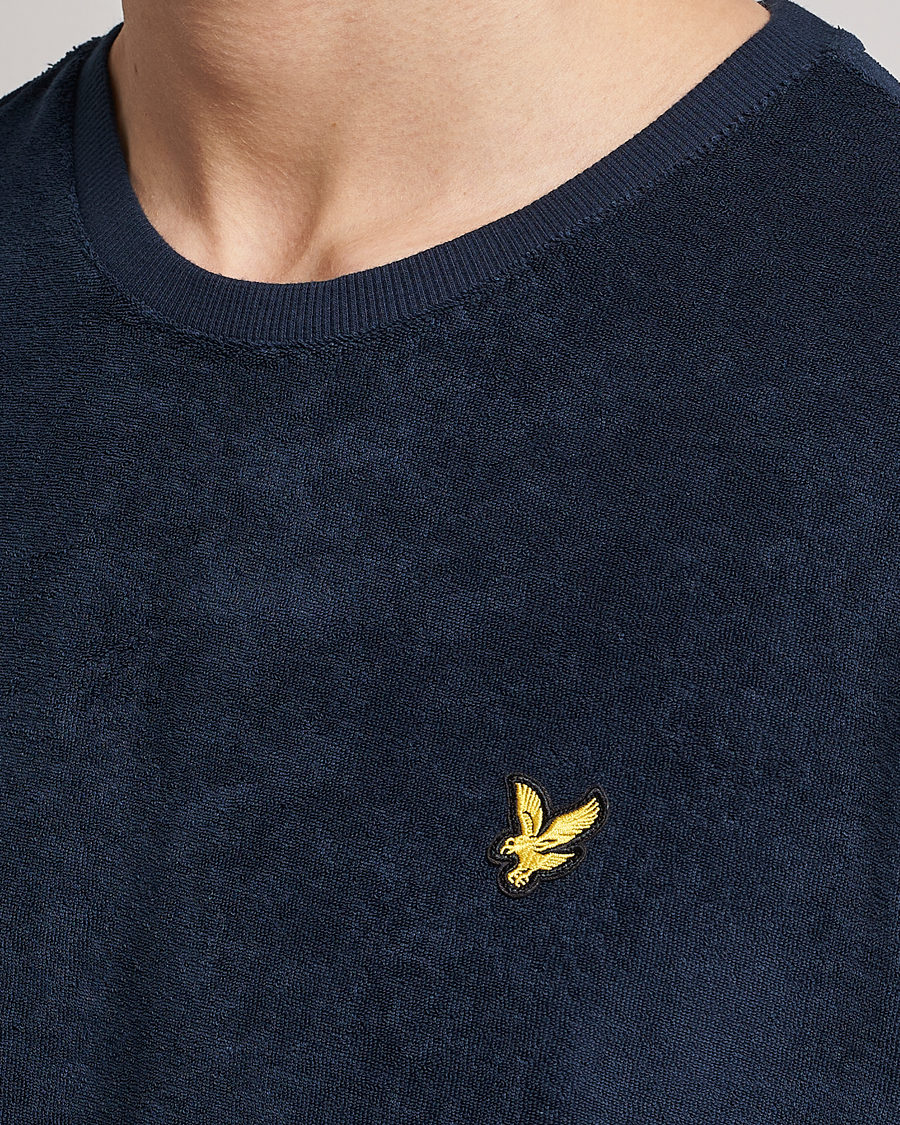 Herr | T-Shirts | Lyle & Scott | Terry T-Shirt Dark Navy