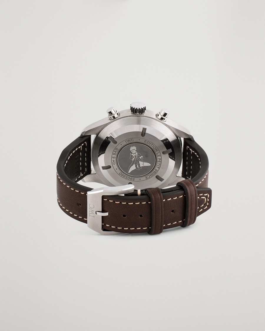 Herr | Pre-Owned & Vintage Watches | IWC Pre-Owned | Le Petit Prince Chronograph IW377714 Steel Blue