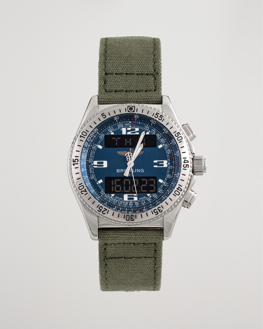 Herr | Pre-Owned & Vintage Watches | Breitling Pre-Owned | B-1 A68362 Steel Blue