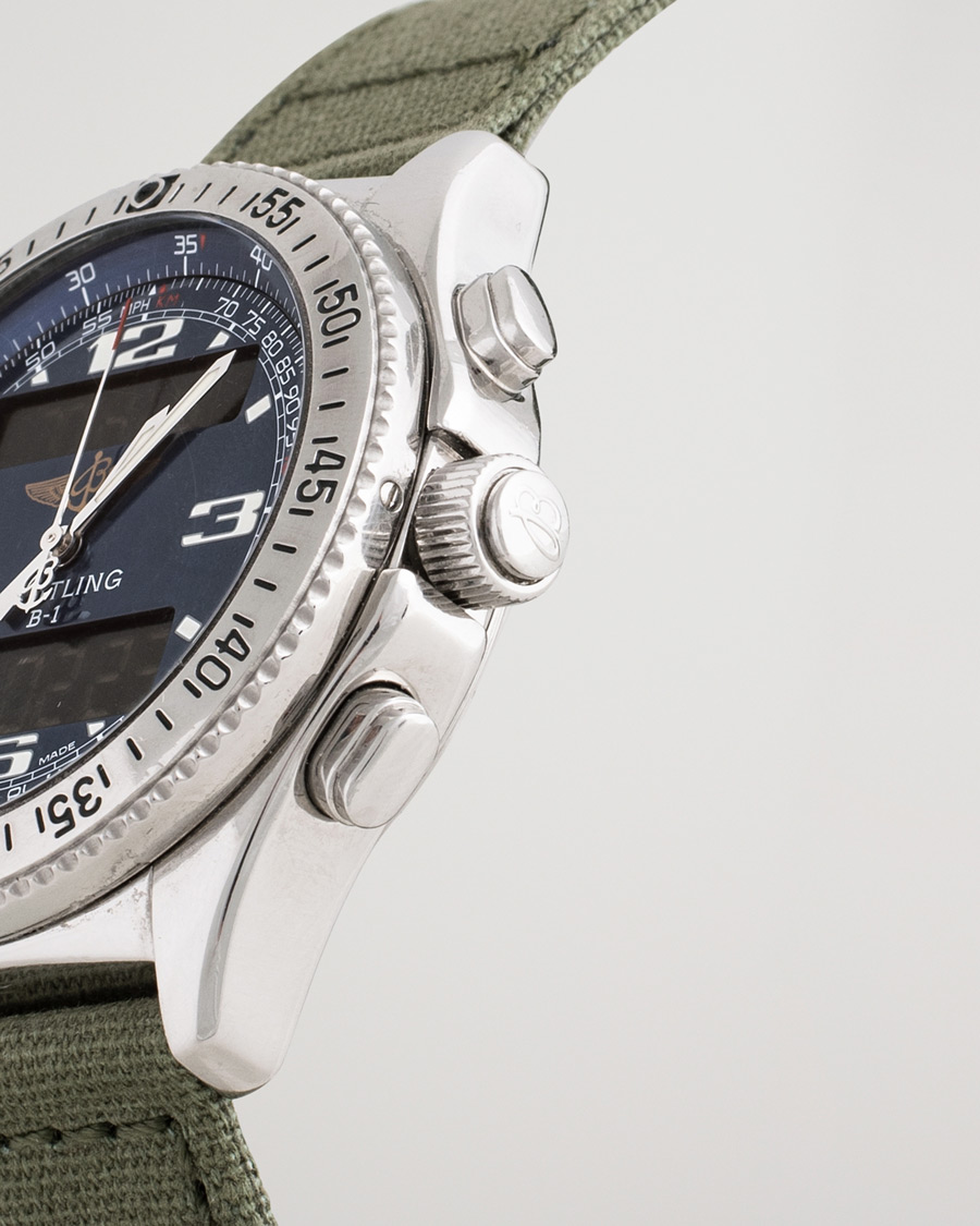 Herr | Pre-Owned & Vintage Watches | Breitling Pre-Owned | B-1 A68362 Steel Blue
