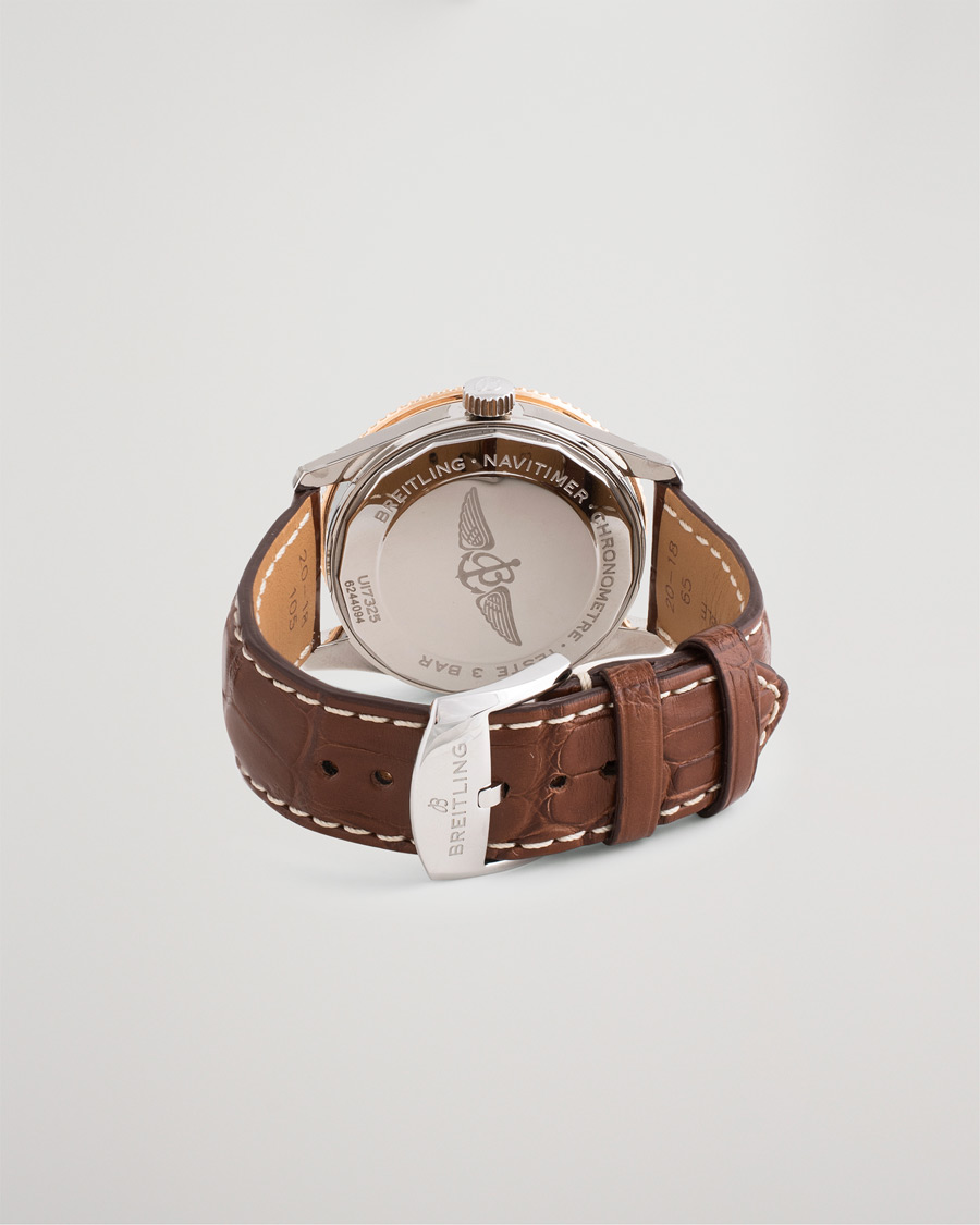 Herr | Pre-Owned & Vintage Watches | Breitling Pre-Owned | Navitimer38 U17325211G1P1 Steel White