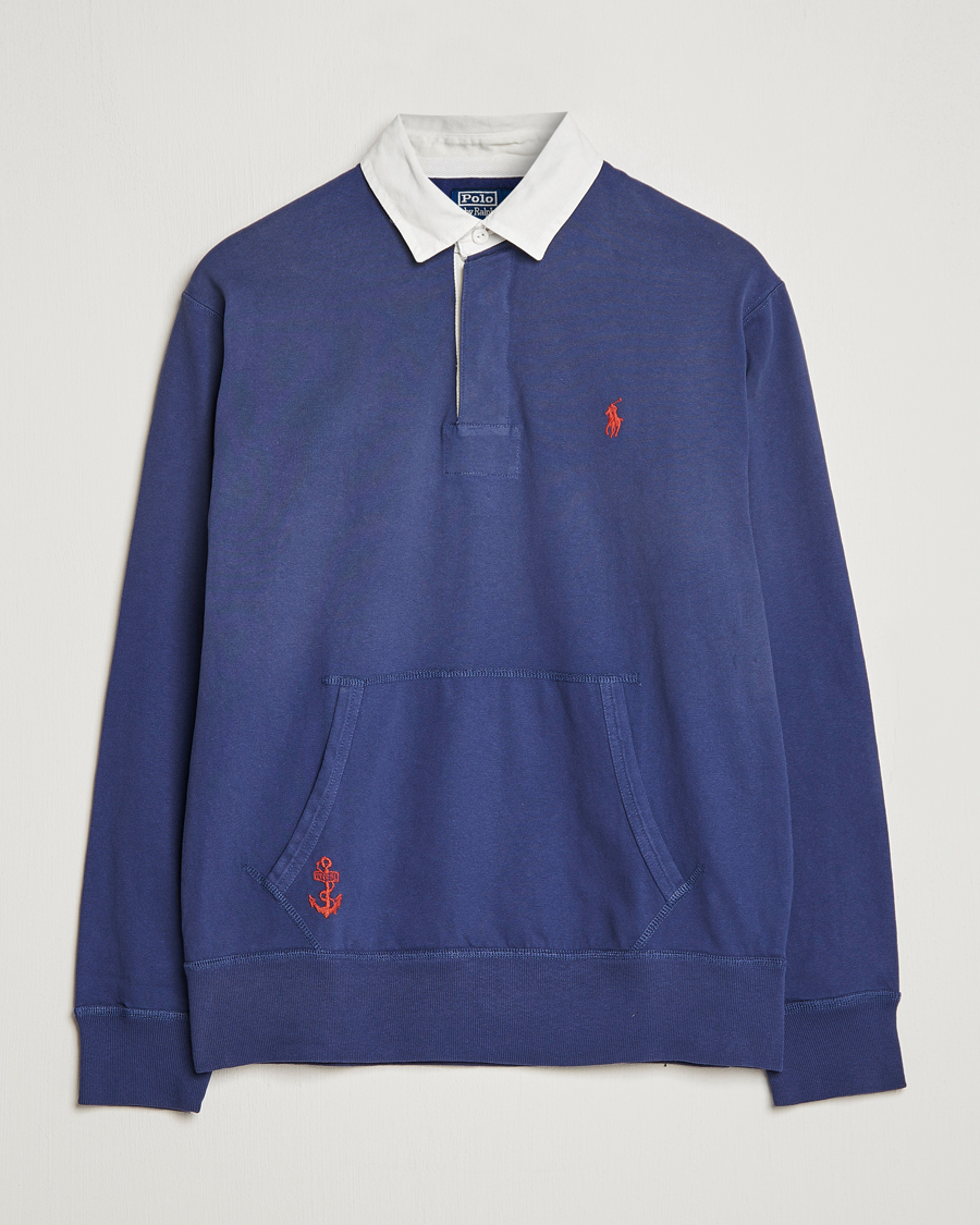 Herr | Tröjor | Polo Ralph Lauren | Jersey Flag Rugger Boathouse Navy
