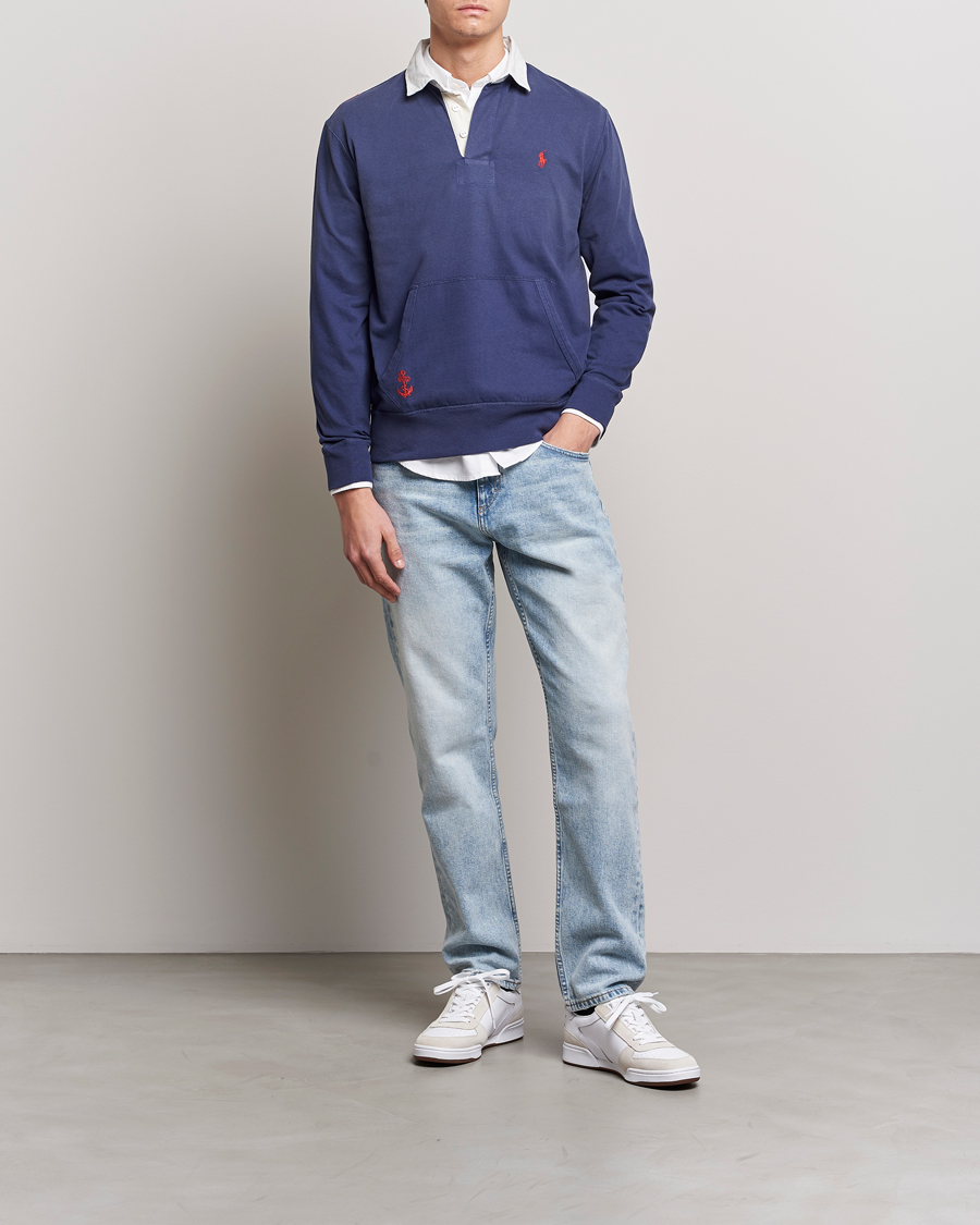 Herr | Tröjor | Polo Ralph Lauren | Jersey Flag Rugger Boathouse Navy