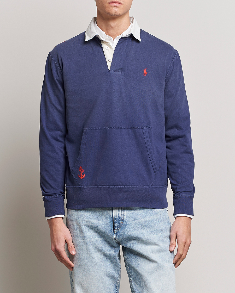 Herr | Tröjor | Polo Ralph Lauren | Jersey Flag Rugger Boathouse Navy