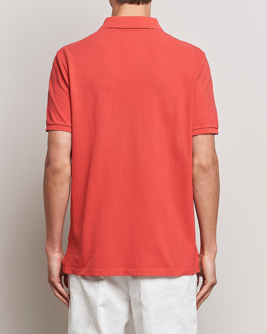 Herr | Pikéer | Polo Ralph Lauren | Classic Fit Flag Polo Evening Post Red