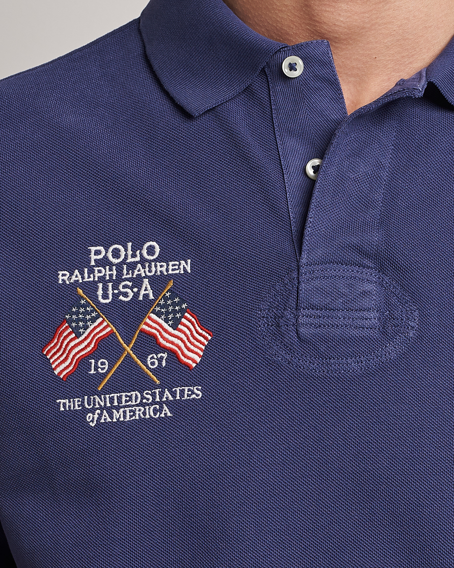Herr | Pikéer | Polo Ralph Lauren | Classic Fit Flag Polo Boathouse Navy
