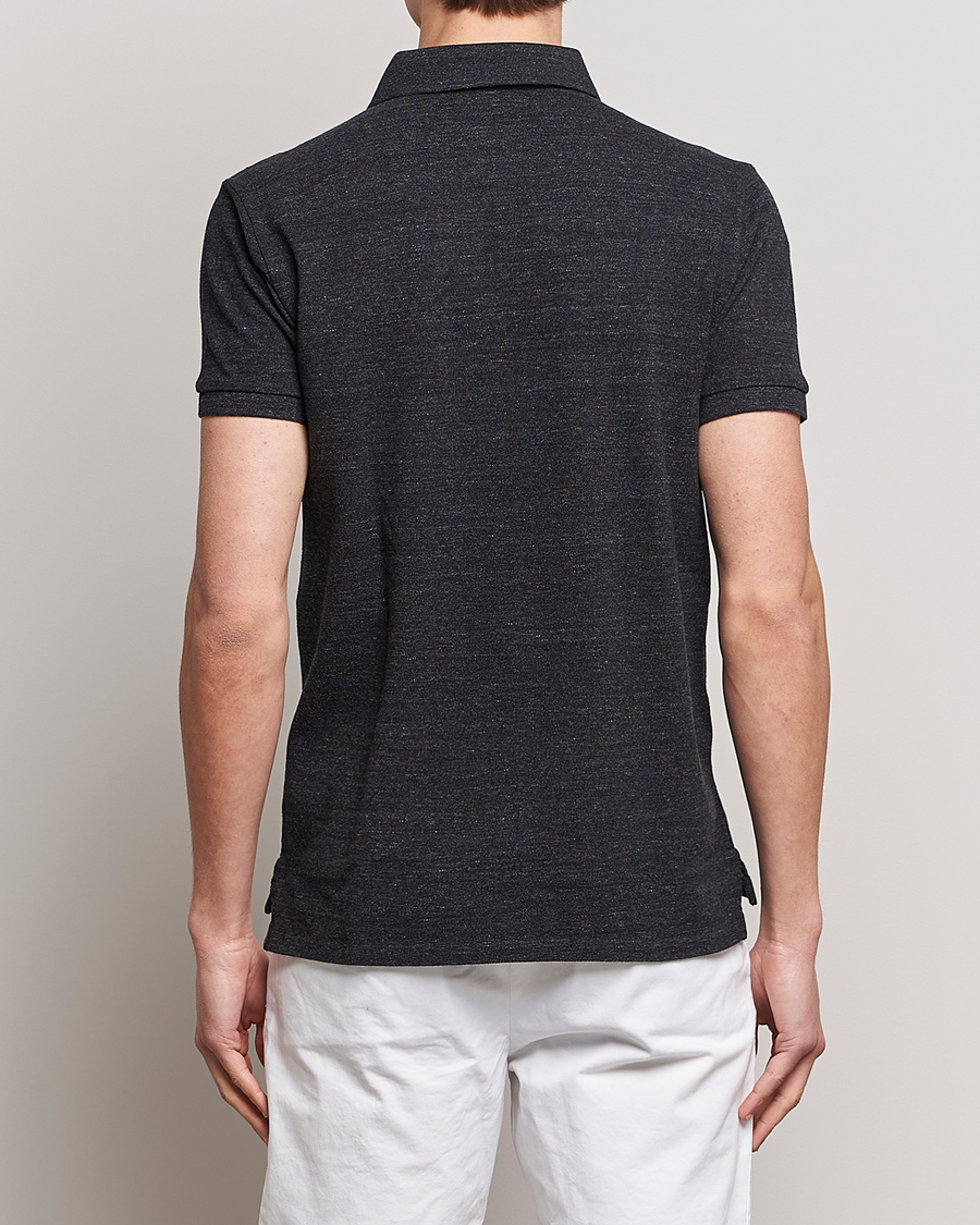 Herr | Pikéer | Polo Ralph Lauren | Custom Slim Fit Polo Black Marl Heather