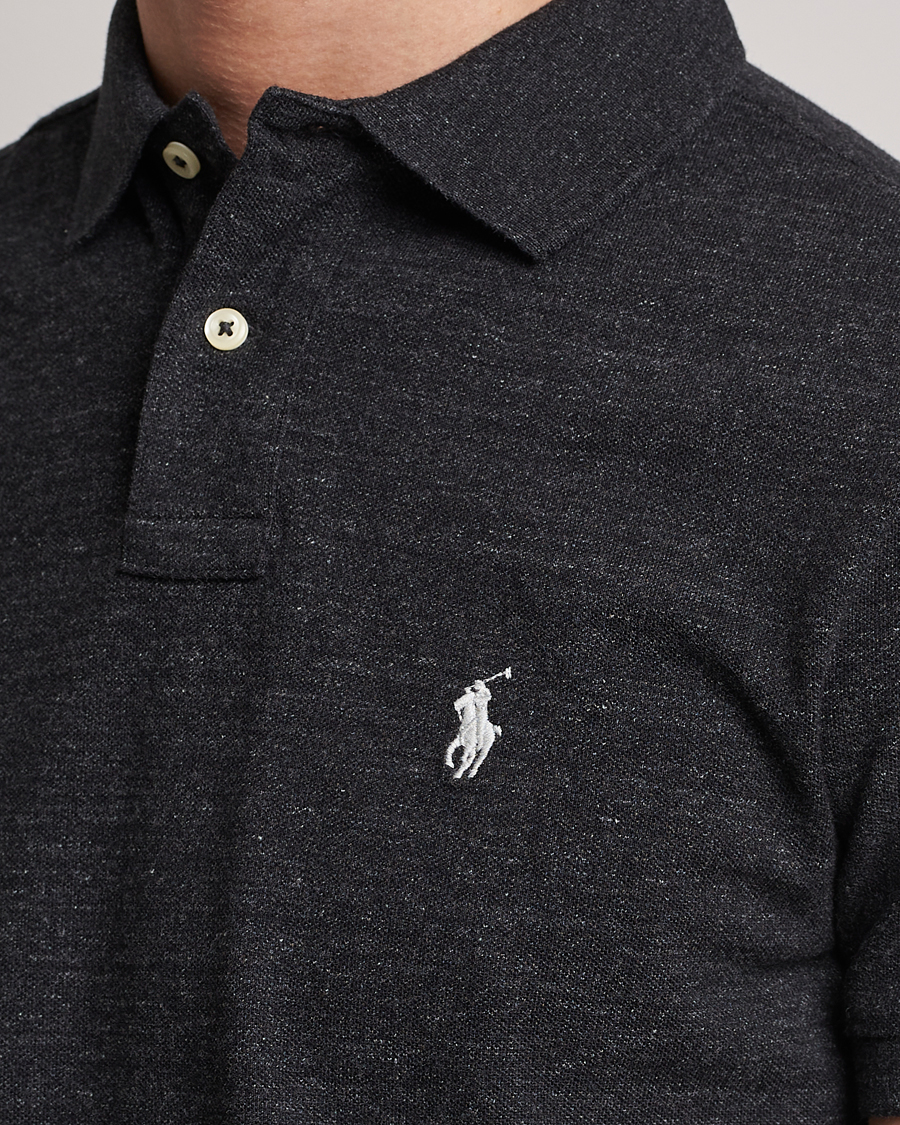 Herr | Pikéer | Polo Ralph Lauren | Custom Slim Fit Polo Black Marl Heather