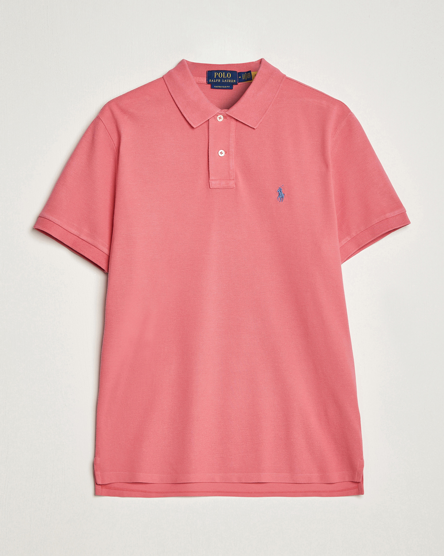 Herr | Pikéer | Polo Ralph Lauren | Custom Slim Fit Polo Red Sky