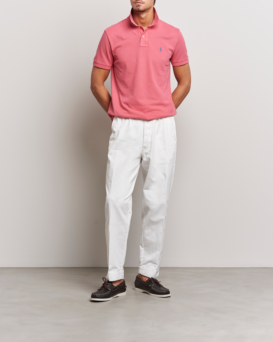 Herr | Pikéer | Polo Ralph Lauren | Custom Slim Fit Polo Red Sky