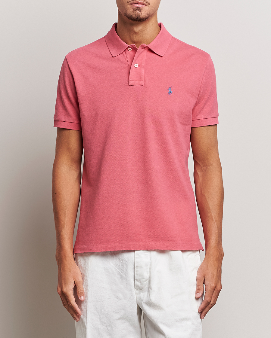Herr | Pikéer | Polo Ralph Lauren | Custom Slim Fit Polo Red Sky