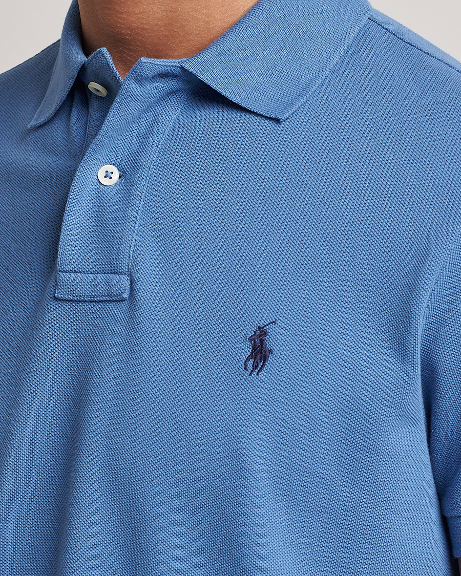 Herr | Pikéer | Polo Ralph Lauren | Custom Slim Fit Polo French Blue