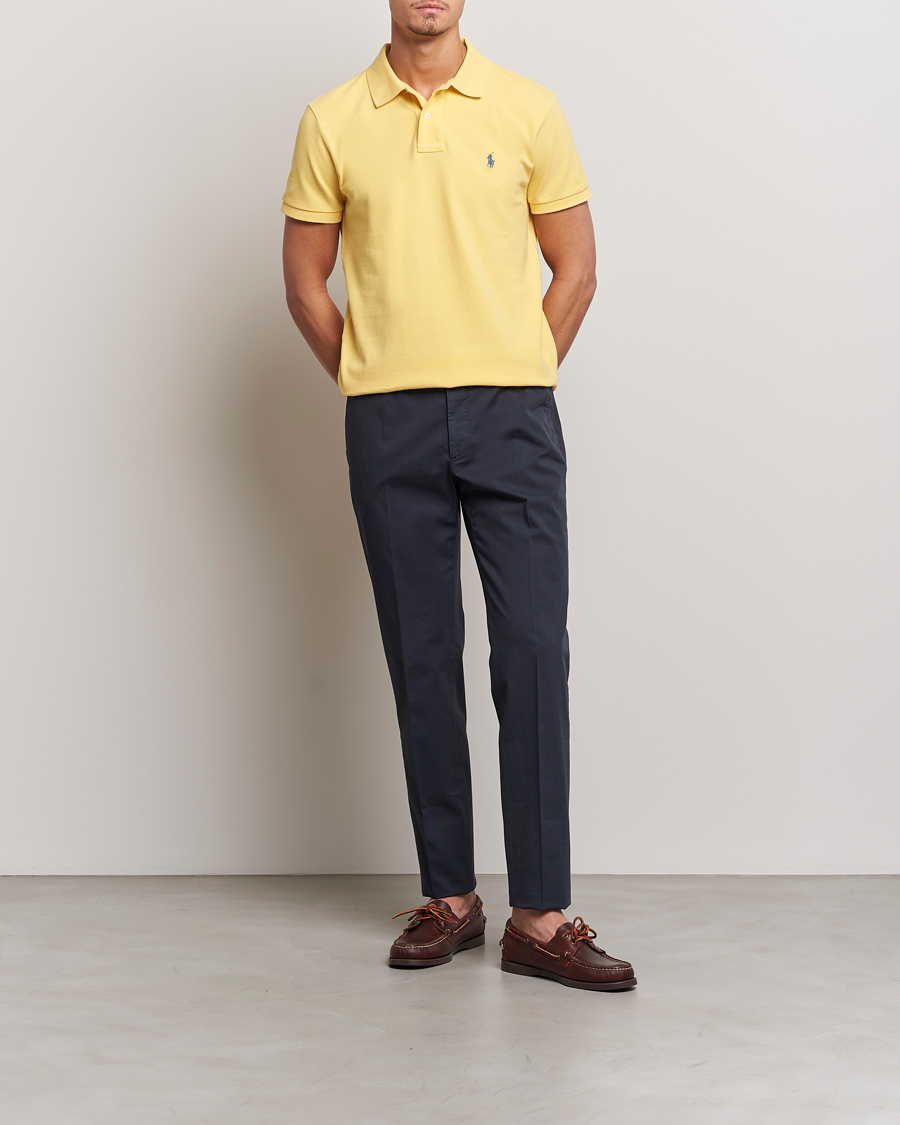 Herr | Pikéer | Polo Ralph Lauren | Custom Slim Fit Polo Fall Yellow