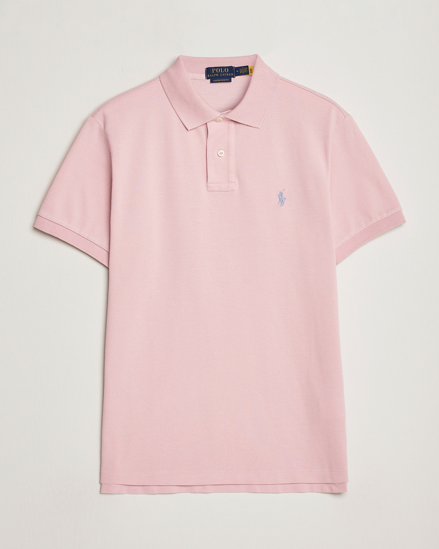 Herr | Pikéer | Polo Ralph Lauren | Custom Slim Fit Polo Chino Pink