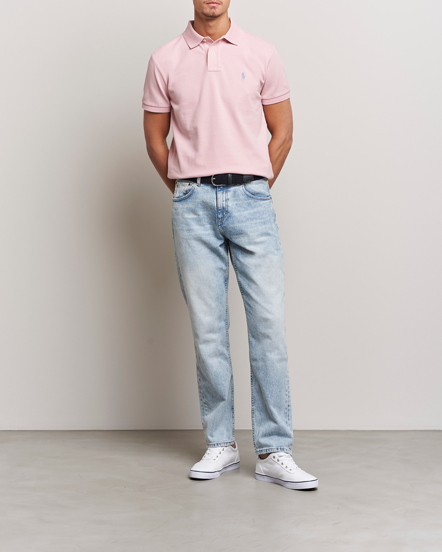 Herr | Pikéer | Polo Ralph Lauren | Custom Slim Fit Polo Chino Pink