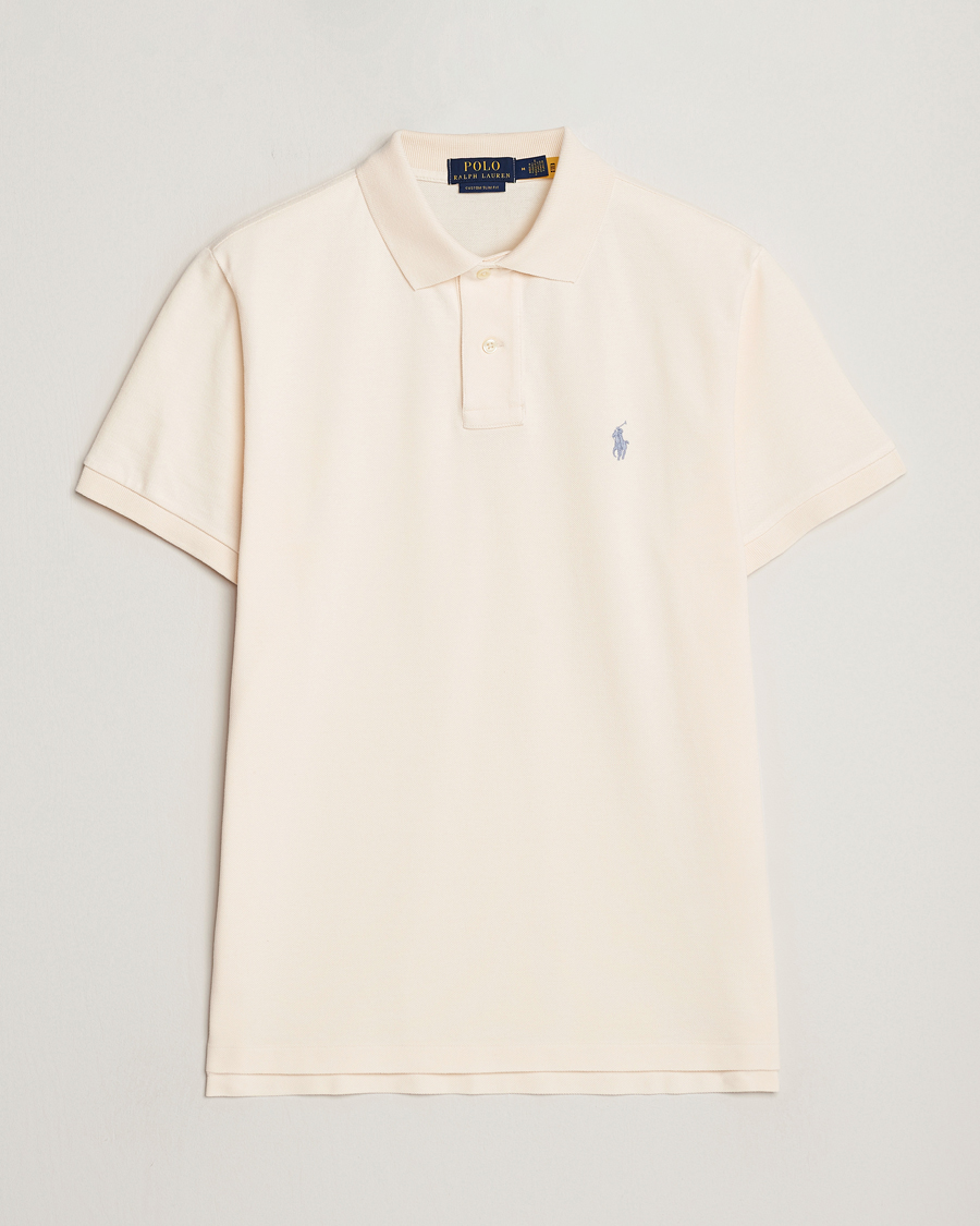 Herr | Pikéer | Polo Ralph Lauren | Custom Slim Fit Polo Guide Cream