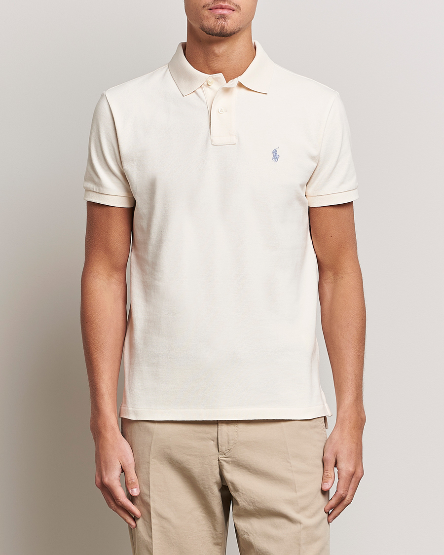 Herr | Pikéer | Polo Ralph Lauren | Custom Slim Fit Polo Guide Cream
