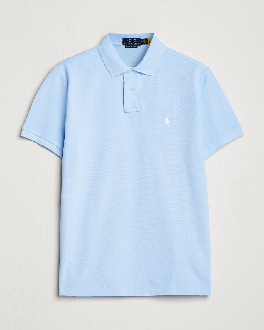 Herr | Pikéer | Polo Ralph Lauren | Custom Slim Fit Polo Office Blue