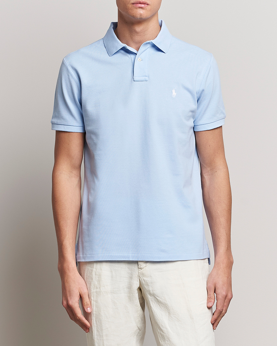 Herr | Pikéer | Polo Ralph Lauren | Custom Slim Fit Polo Office Blue