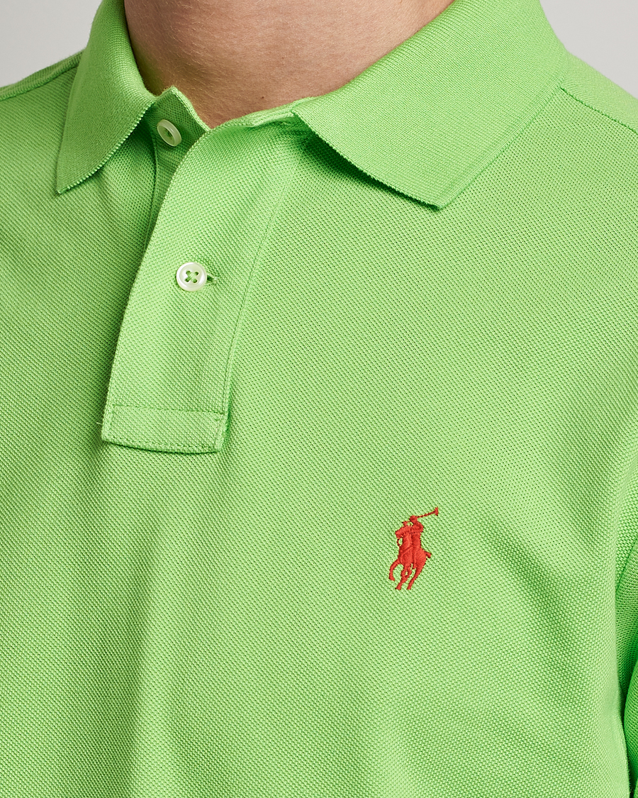 Herr | Pikéer | Polo Ralph Lauren | Custom Slim Fit Polo Kiwi Lime