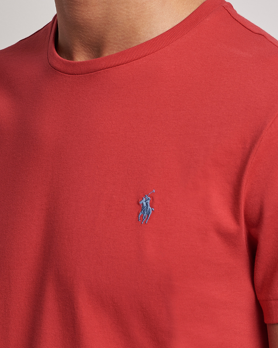Herr | T-Shirts | Polo Ralph Lauren | Crew Neck T-Shirt Evening Post Red