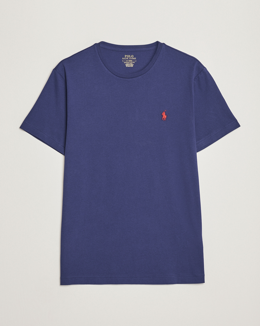Herr | T-Shirts | Polo Ralph Lauren | Crew Neck T-Shirt Boathouse Navy