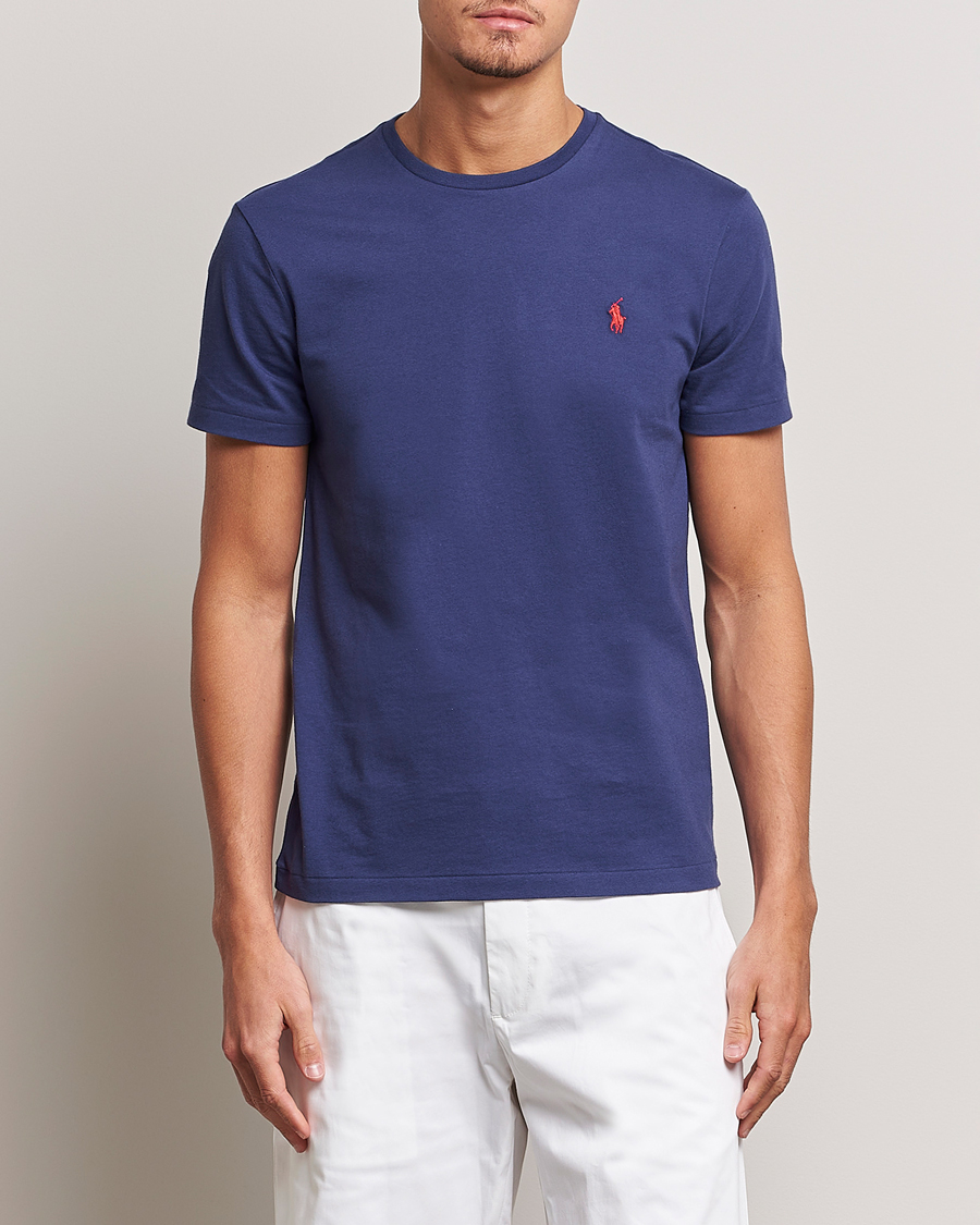 Herr | T-Shirts | Polo Ralph Lauren | Crew Neck T-Shirt Boathouse Navy