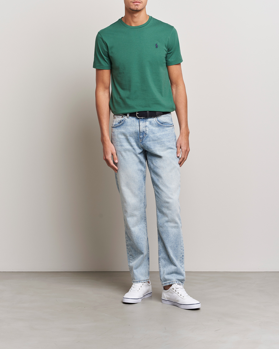 Herr | T-Shirts | Polo Ralph Lauren | Crew Neck T-Shirt Washed Forest