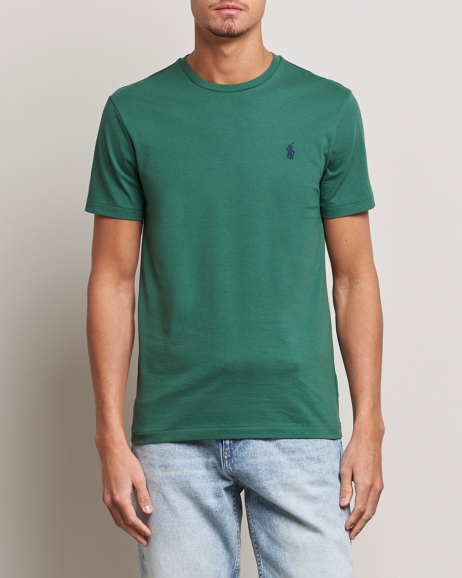 Herr | T-Shirts | Polo Ralph Lauren | Crew Neck T-Shirt Washed Forest