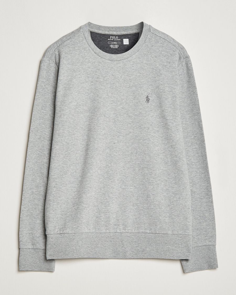 Herr | Tröjor | Polo Ralph Lauren | Double Knitted Jersey Sweatshirt Andover Heather