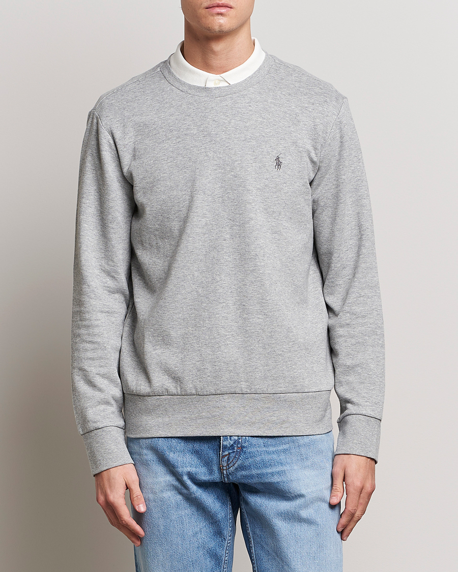 Herr | Tröjor | Polo Ralph Lauren | Double Knitted Jersey Sweatshirt Andover Heather