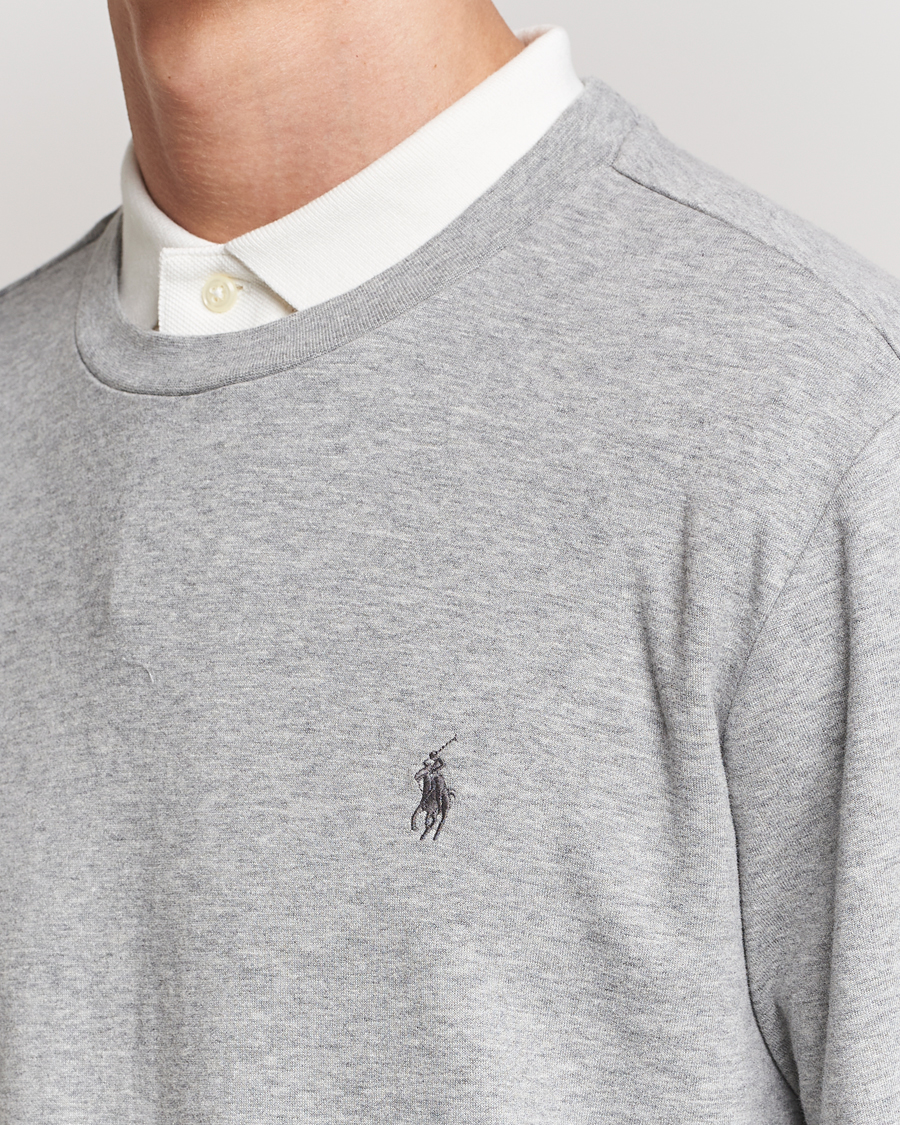 Herr | Tröjor | Polo Ralph Lauren | Double Knitted Jersey Sweatshirt Andover Heather