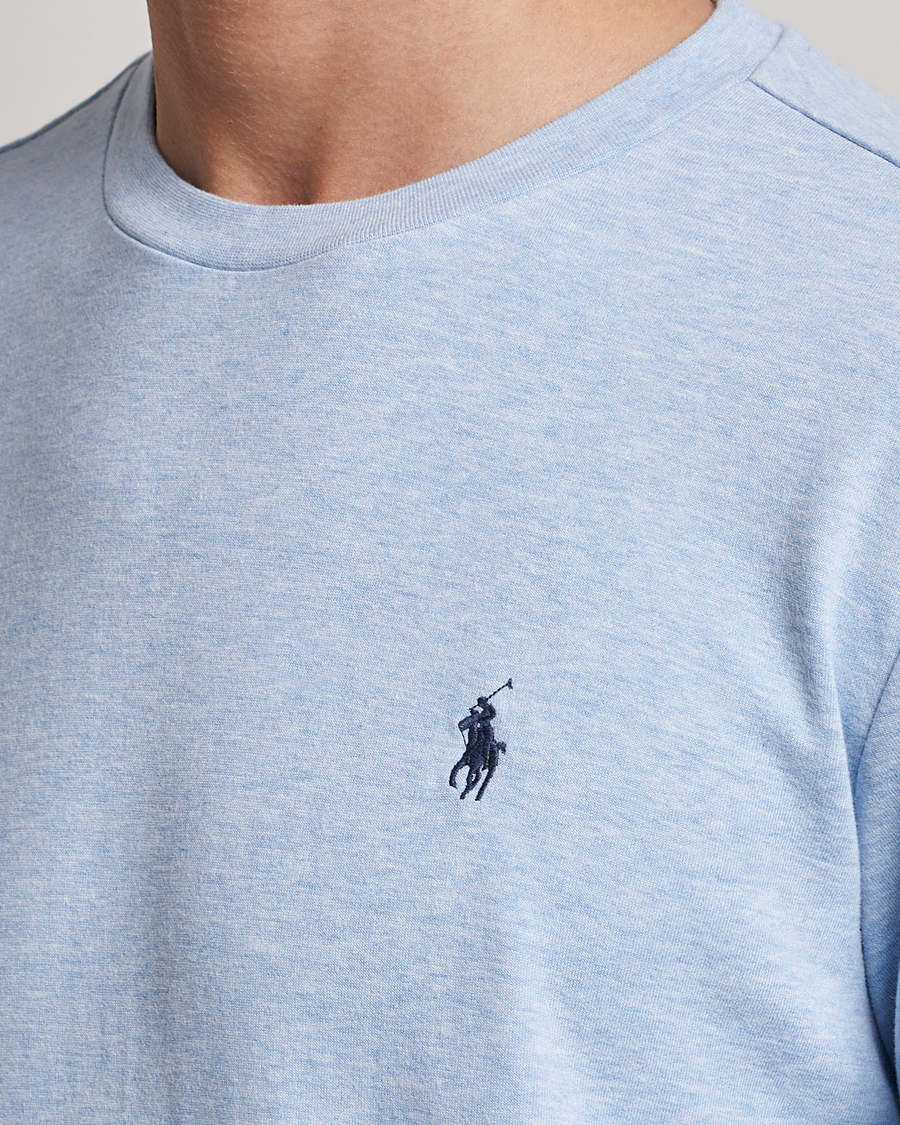 Herr | Tröjor | Polo Ralph Lauren | Double Knitted Jersey Sweatshirt Elite Blue Heather