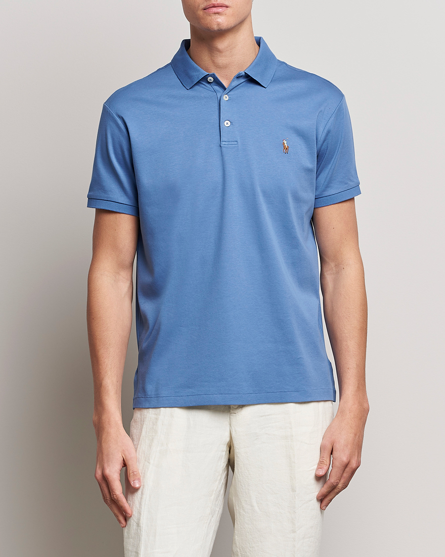 Herr | Realisation | Polo Ralph Lauren | Luxury Pima Cotton Polo French Blue