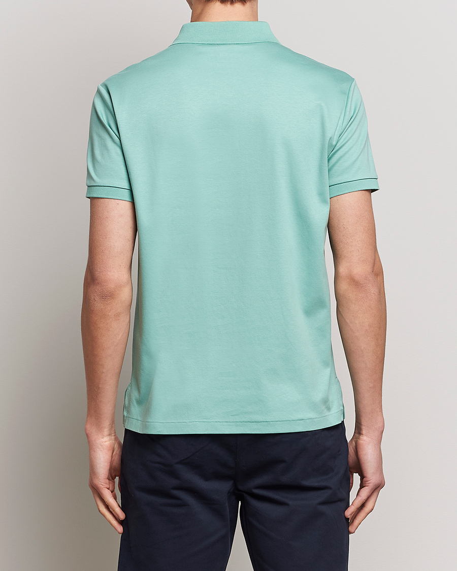 Herr | Pikéer | Polo Ralph Lauren | Luxury Pima Cotton Polo Essex Green